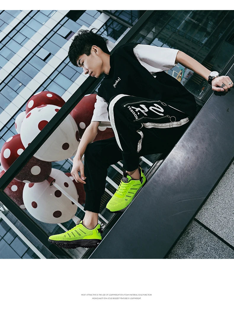 024 Men’s Running Shoes – Lightweight, Breathable Athletic Sneakers for Outdoor Training