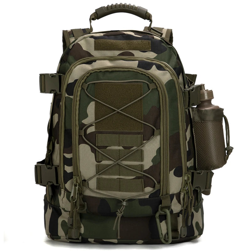 65L Tactical Hiking Backpack – Large-Capacity Military Rucksack for Camping & Travel
