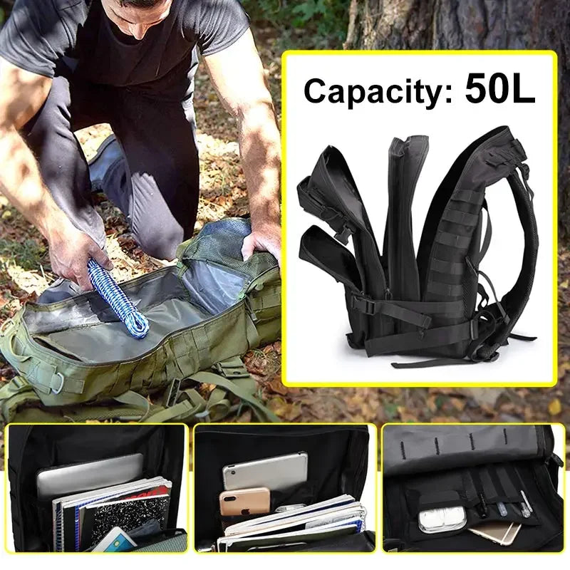 Tactical Backpack – 50L