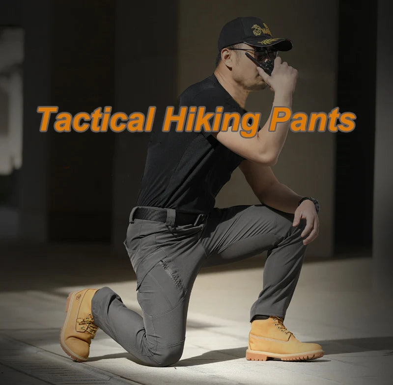 CHRLCK Men’s Tactical Pants – Waterproof, Anti-Scratch Outdoor Hiking & Work Trousers